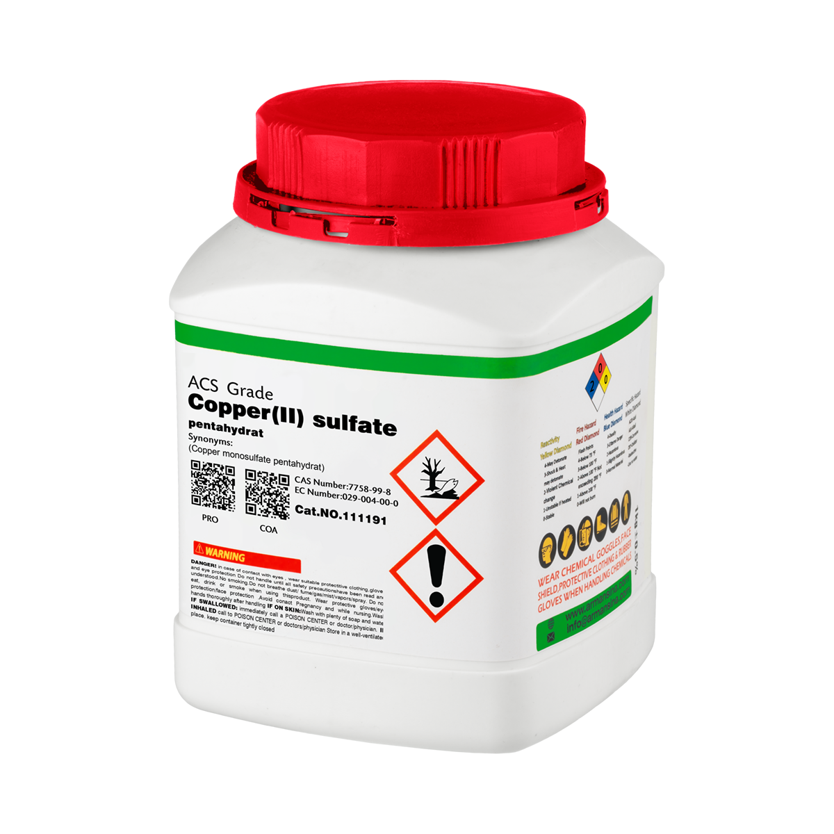 Copper (II) sulfate pentahydrate